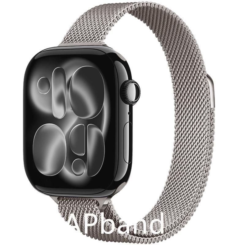 Strap For Apple Watch Band 46mm 44mm 45mm 40mm 42mm 41mm 49mm Milanese Loop correa Bracelet iWatch Series 11 10 Ultra 2 9 8 SE 3