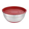 Stainless Steel Mixing Bowl with Lid & Non-slip Silicone Base 