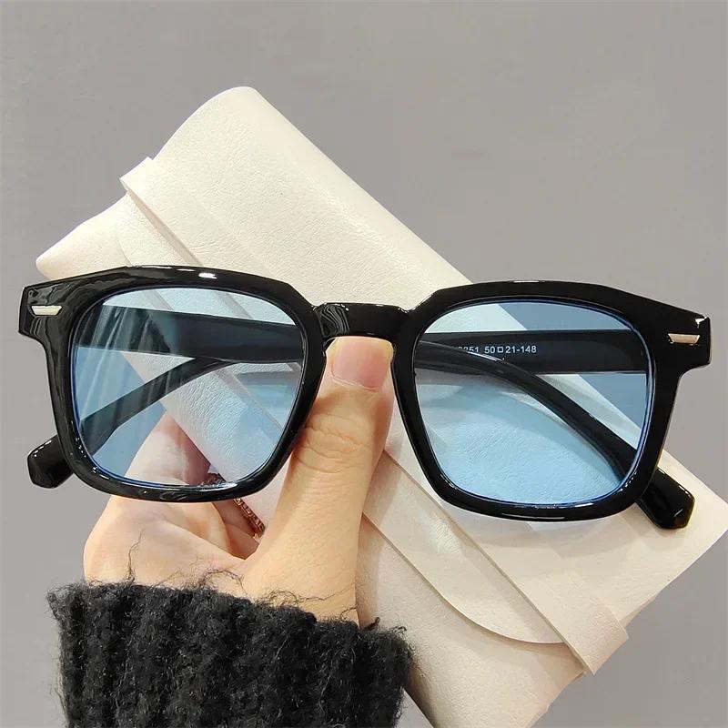 Fashion Men Hip Hop Glasses Trendy Korean High-quality New Polygon Meter Nail Square Sunglasses Retro Sunglasses Women