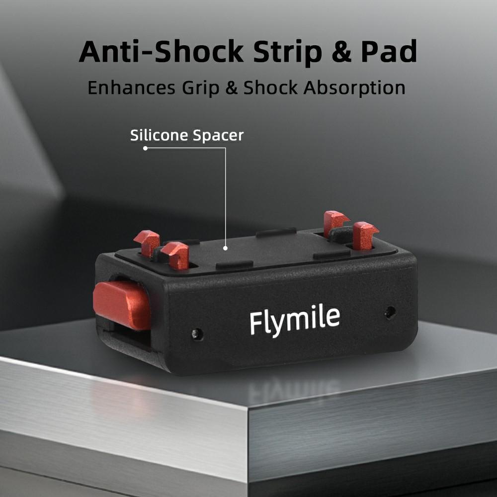 FLYMILE Quick Release 1/4 Base for Insta360 Ace Pro 2/Ace Pro/Ace/X5/X4/X3/X2 Magnetic Snap On Dual Locking System