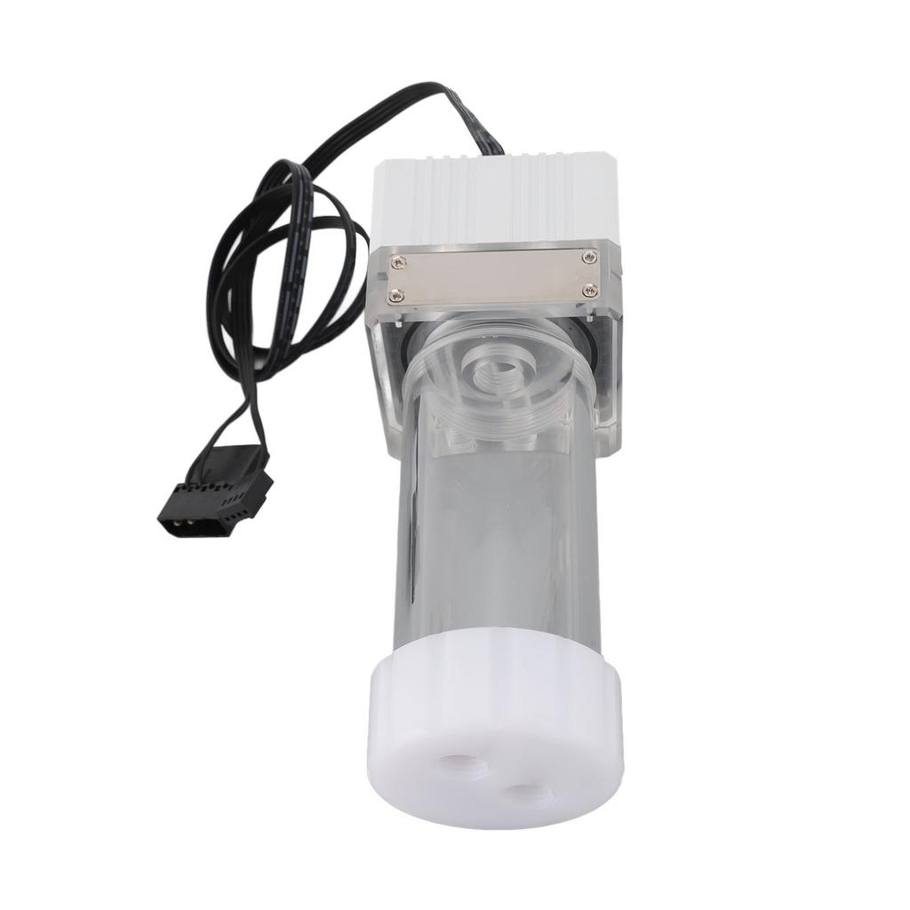 Water Cooling Pump Tank 30 Mesh Filter Mesh Sine Wave Drive 125ml Capacity G1 4 Water Pump Tank for Water Cooling