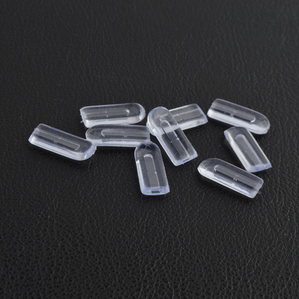 50Pairs(100pcs) Insert type Anti Slip PVC Nose Pads For Eyeglasses Sunglass Glass Spectacles Eyewear