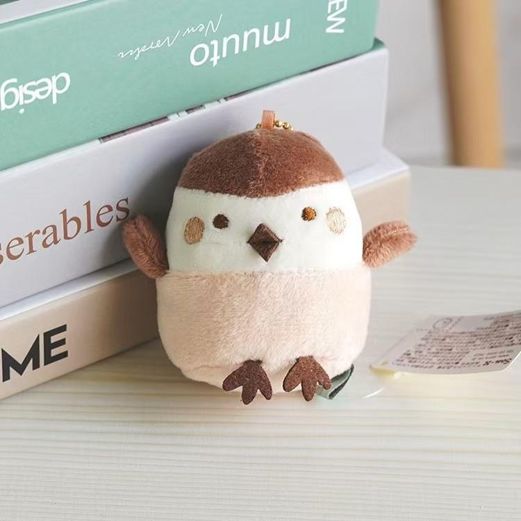 Sumikkogurashi Plush Keychain Cute Penguin Bag Pendant Kawaii Fried Shrimp Soft Stuff Animal Accessories For Birthday Gift
