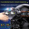 1-4PCS Super Bright LED Headlamp Rechargeable Motion Sensor Waterproof Head Light  Life for Night Fishing Mining Construction