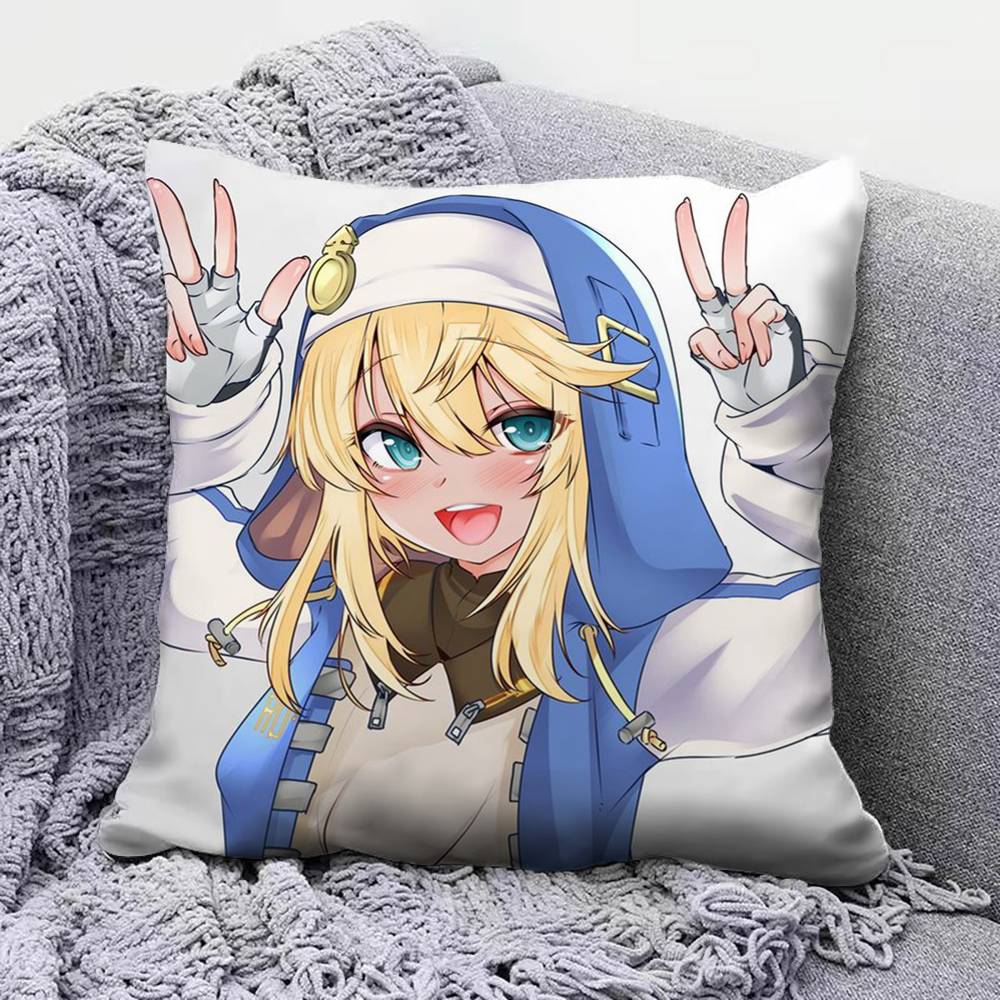 

Bridget Guilty Gear Game Pillow Covers Home Sofa Cushion Covers and Aecorative Custom 30x30 cm