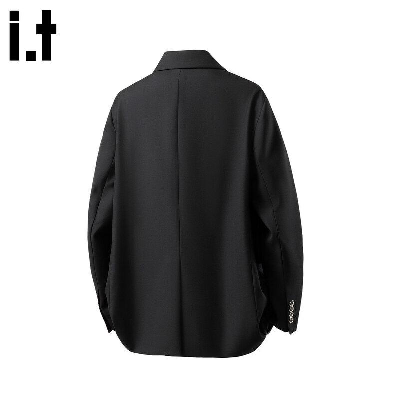 CHOCOOLATEit Men's Trendy Black Casual Blazer