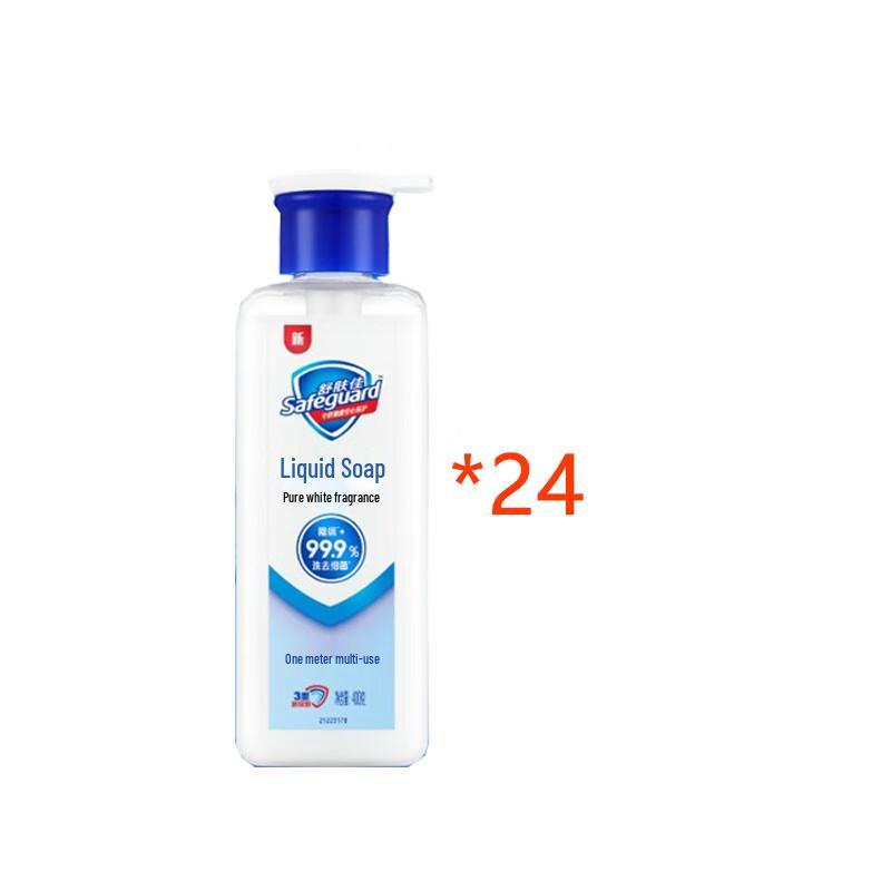 Safeguard Pure White Liquid Hand Soap, Fresh Scent (24 x 400g)