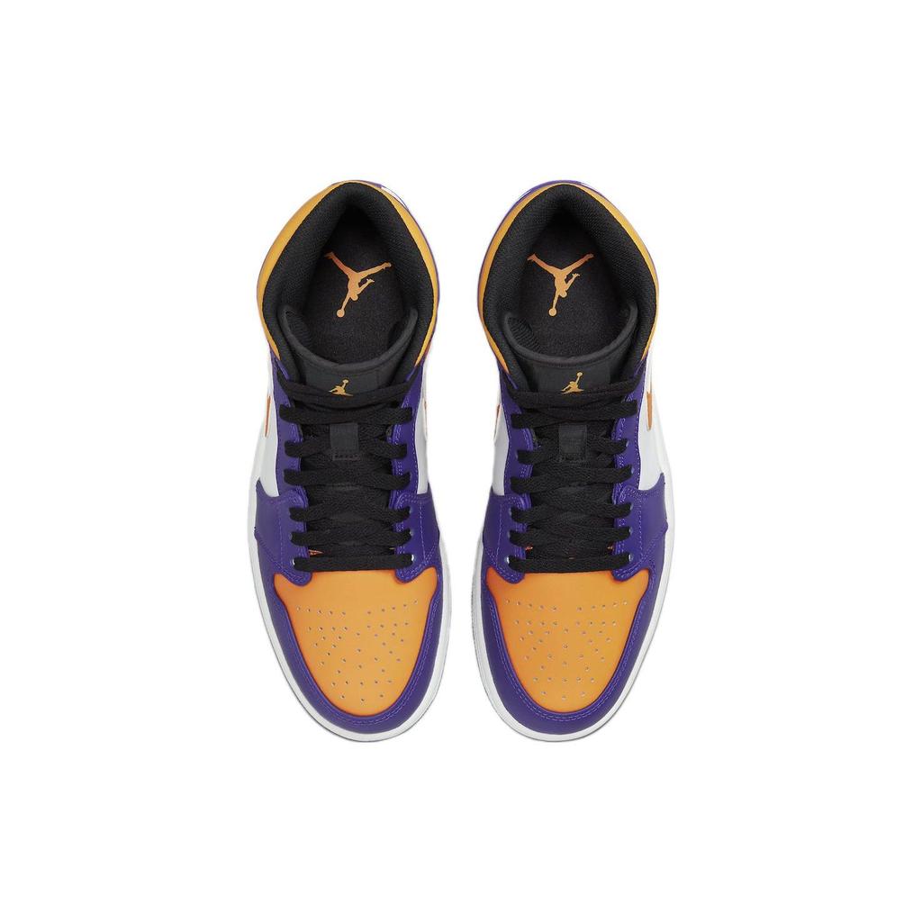 Air Jordan 1 Mid Lakers Męskie Sneakersy Fioletowy Dark-Concord Taxi DQ8426-517
