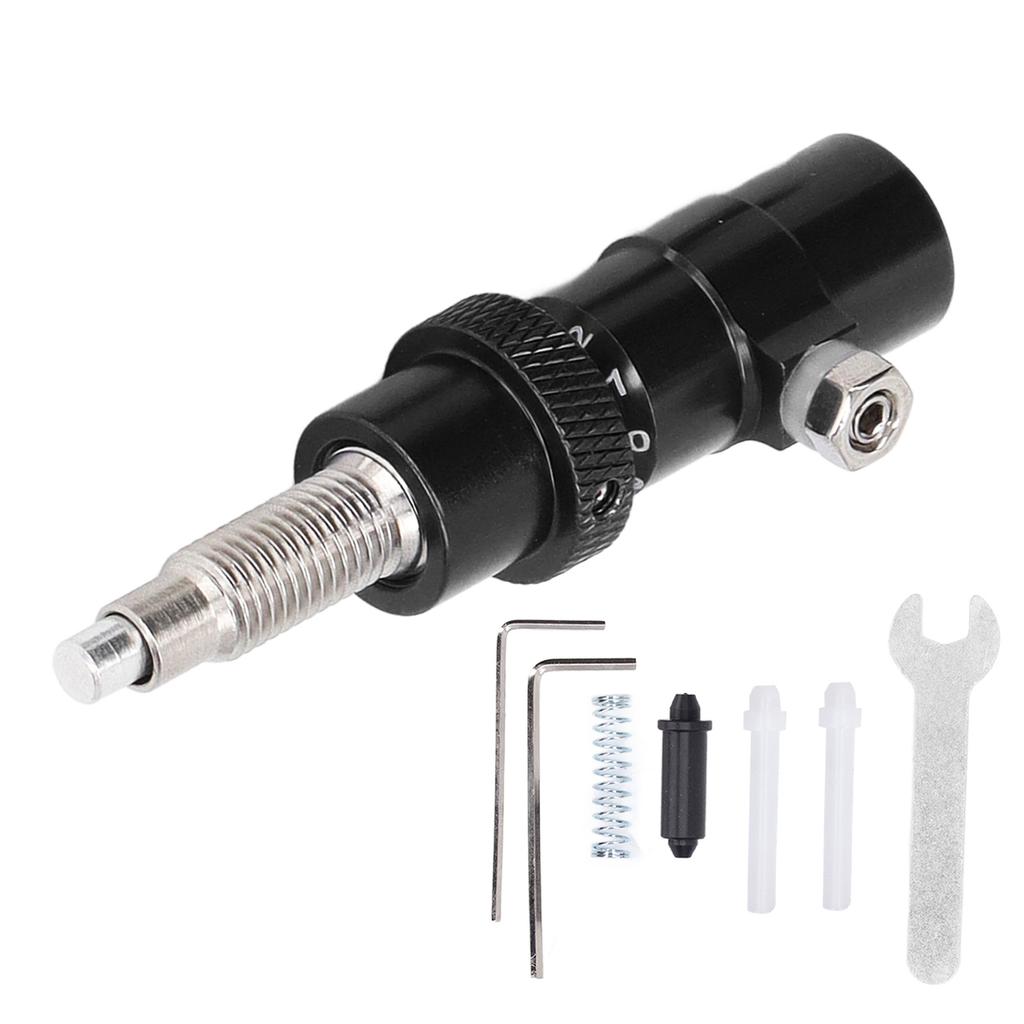 Bogenschießen Seitenkissen Aluminiumlegierung Eingebauter Federkolben Bogenschießen Kissenkolben für Recurvebogen