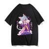 No Game No Life Shirts Manga/Comic 100% Cotton Short Sleeve T Shirts Female/Male Simple Painting Kawaii/Cute Four Seasons O-Neck
