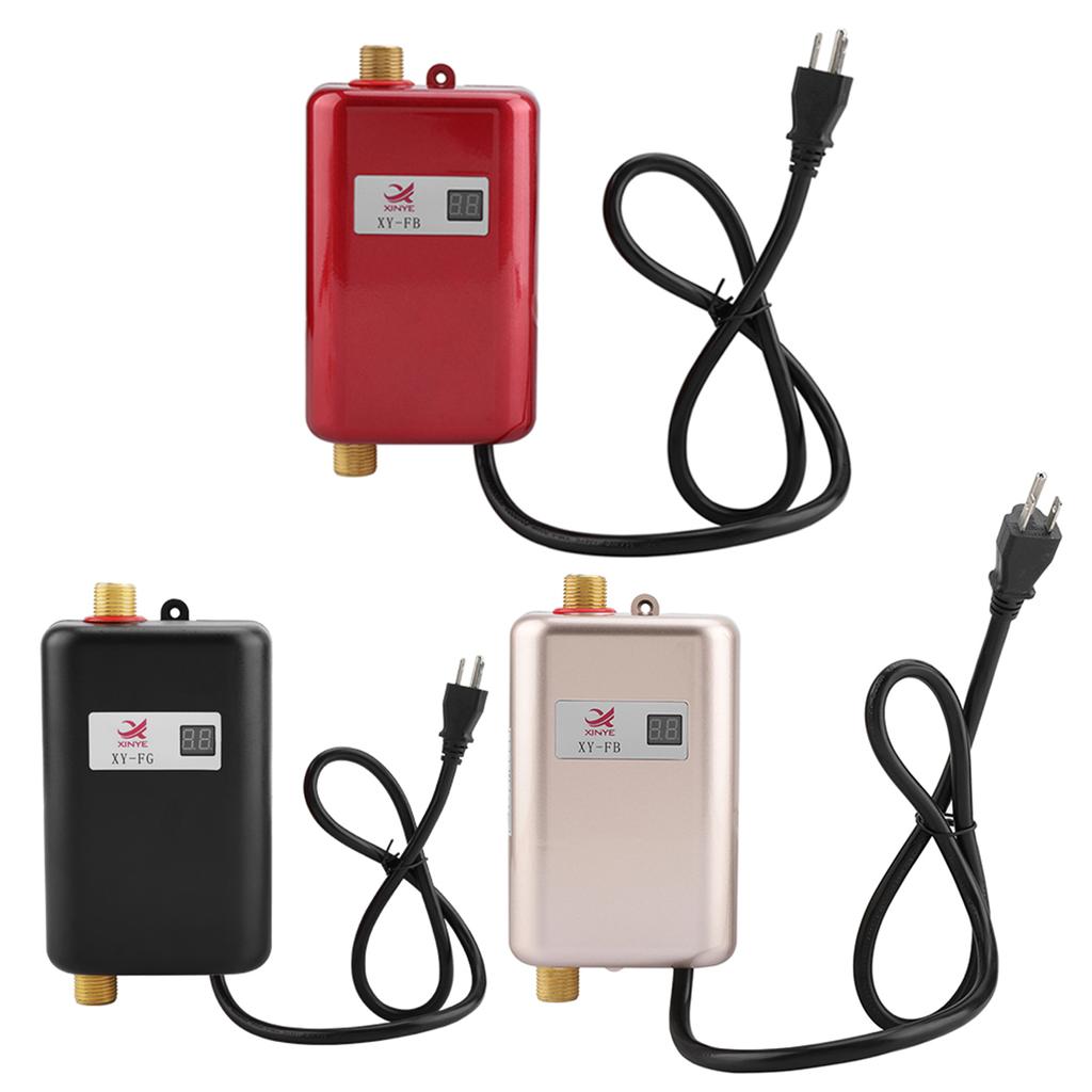 3000W Mini Electric Tankless Hot Water Heater Kitchen Washing Electric Water Heater Hot Water Heater Water Heater Water Heating