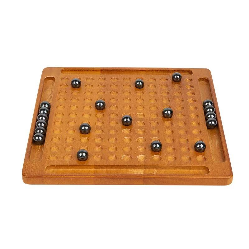 Magnetic Battle Board Game Fun Magnetic Induction Table Game Educational Wooden Child Interactive Brain Training Toy