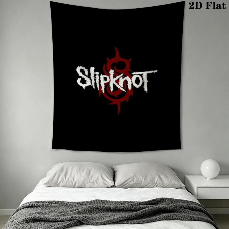 Slipknot Wall Tapestry Aesthetic Wall Hanging Printed Fabric Blanket Decorative Tapestries for Bedroom Living Room Home Decor