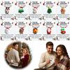 10/20/30pcs Christmas Pocket Hug Token Gifts Bulk with Cards Mini Christmas Resin Pocket Hug Inspirational Keepsake Xmas Gifts