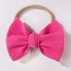 New versatile nylon baby headband, cute bow children's headscarf, thin breathable baby hair accessories
