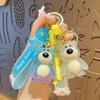 Strawberry Bear Doll Accessories Trinkets Acrylic Keychain Pendant Car Key Chain Schoolbag Pendant