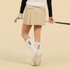 CHALLENGER Women'S A-Line Simple Pleated Culottes Beige