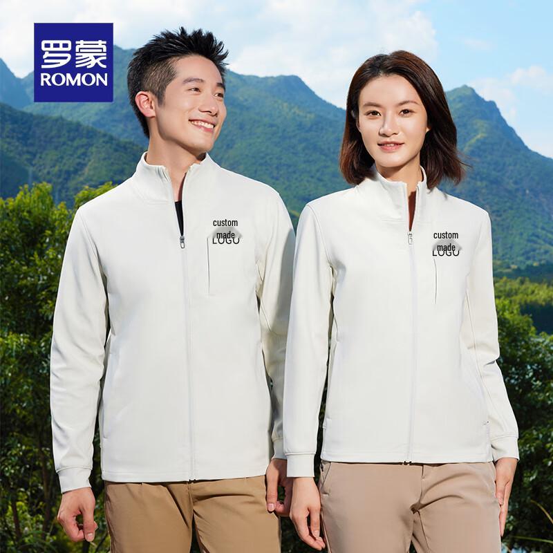 

ROMON Unisex Business Casual Customizable Half-Zip Sweatshirt 2XL