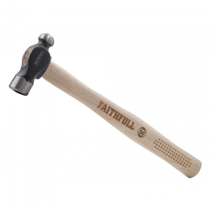 Faithfull Ball Pein Hammer, Fsc Hickory Handle