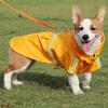 Waterproof Dog Raincoat Large Breeds Golden Retriever Border Collie Corgi Reflective Outdoor Pet Coat