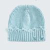 Knitted Hat, Children's Woolen Hat, Perforated Hat, Versatile And Eye-catching, Small Face
