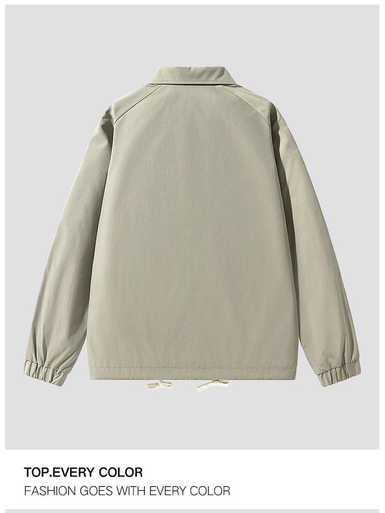 Men's Japanese Style Autumn Lapel Jacket - Trendy, Loose Fit, Large Sizes Available