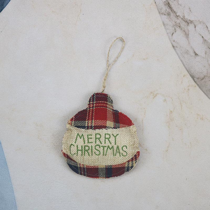 

Рождественский лен Подвеска на рождественскую елку Подвески на рождественскую елку Колокольчик Украшение рождественский декор для дома Вечеринка Новый год A