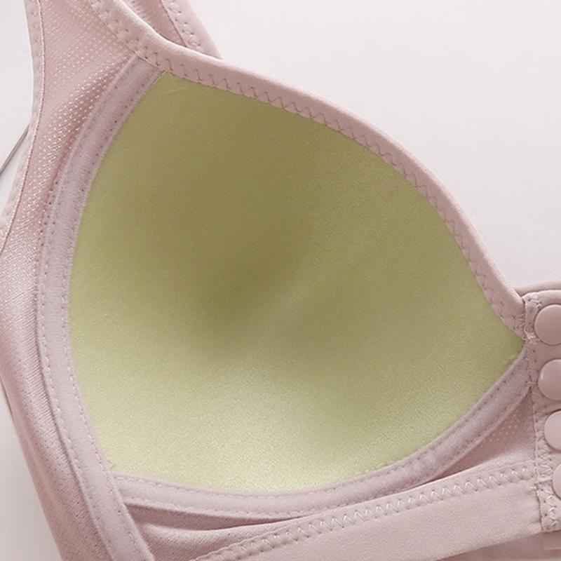 Large Size Without Steel Ring Breastfeeding Mom Push Up Beautiful Back Underwear Thin Section Breathable Adjustable Ladies Bra
