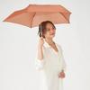 Folding Umbrella Pita pen Lightweight Slim Rain Umbrella 50cm Rib Length Outdoor Trekking Folding Umbrella pitaa 10397 Deep Orange [Moonbat] Men's