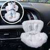 Plush Doll Safety Seat Ornaments for Car Decoration Kawaii 17cm Doll Small Chair Figurines Car Air Conditioning Outlet Decor New