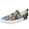 Men Espadrilles Luxury Loafers Man Platform Canvas Shoes Fashion Bear Print Casual Men Shoes Design Summer Classic Slip-on Shoes