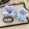 Creative Funny Penguin Fish Hair Band Female Cute Cartoon Plush Headband Ball Head Hair Accessories Headgear