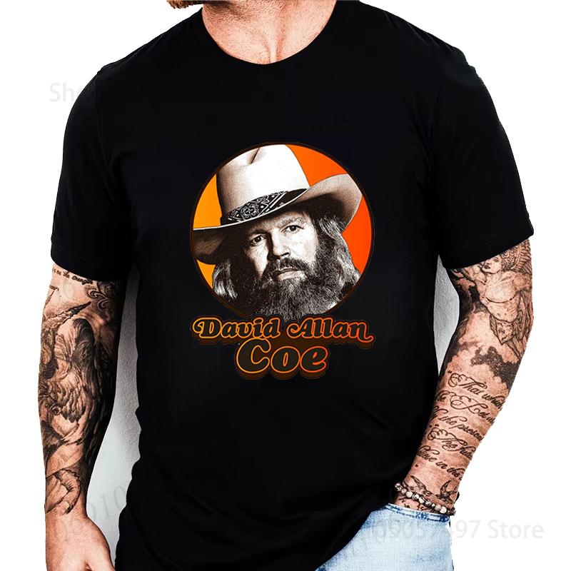 

Hot David Allan Coe Graphic T Shirt Men s Women s Fashion T-shirts Short Sleeve Shirt Plus Size Tops United States T Shirts Tees S разноцветный