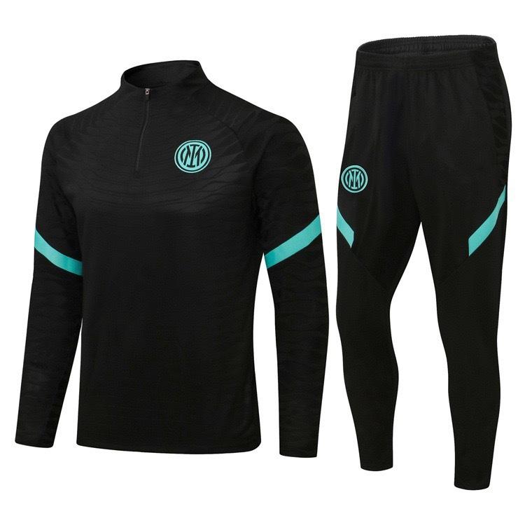Autumn And Winter Real Madrid Barcelona Arsenal Training Suit Long Sleeve Half Zipper Football Suit Sportswear Adult Suit