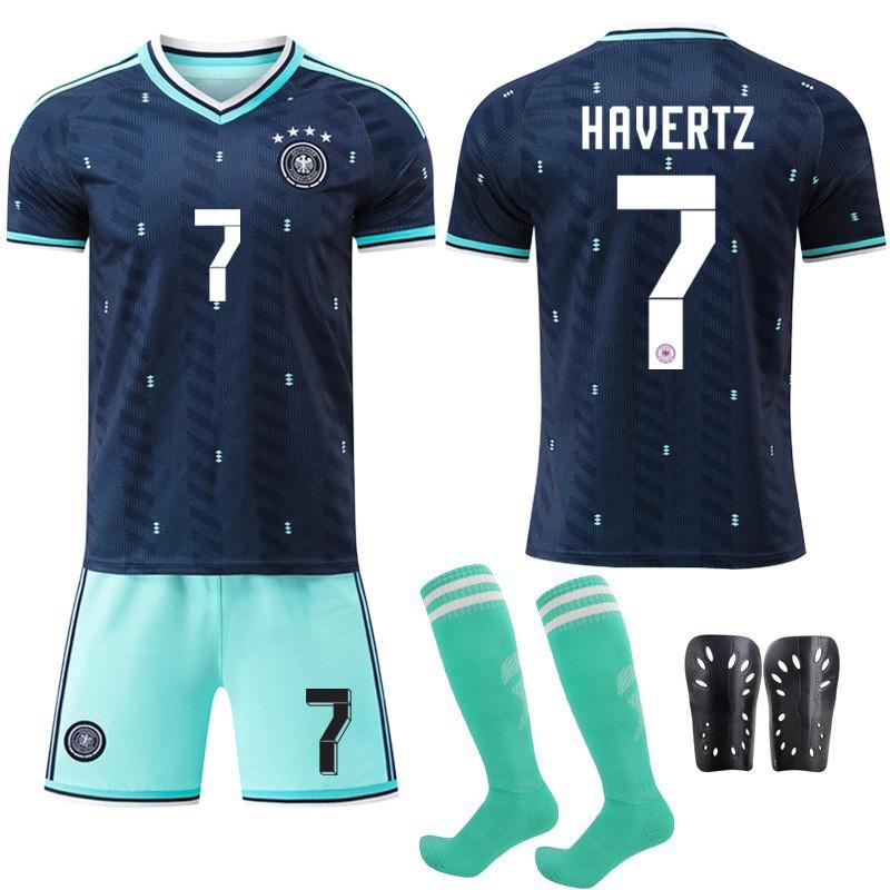 2627 Allemagne Extérieur Coupe du Monde N°. 8 Cross Jersey 7 Hafertz 10 Musiara Combinaison Uniforme de Football Homme