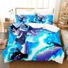 New Print Anime Helluva Blitzo Boss Bedding Set Duvet Cover Bed Set Quilt Cover Pillowcase Comforter King Queen Size Boys Adult