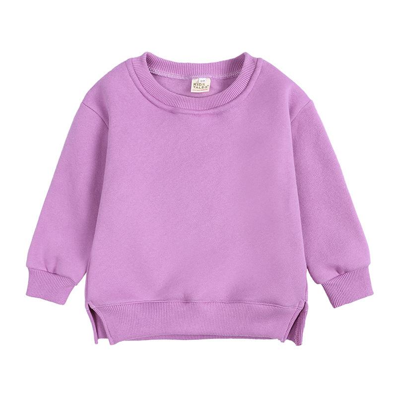 2026 Winter Autumn Hoodies Pullovers Kids Boys Girls Clothes Korean Baby Thicken Fleece Sweatshirt Children's Clothing 6M-7T