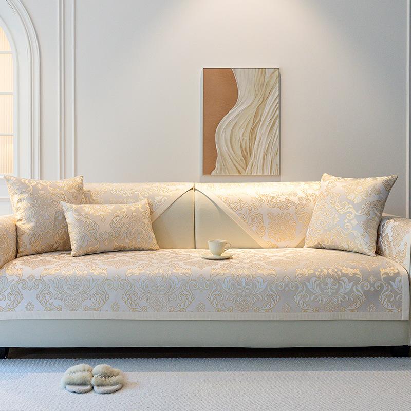 Light Luxury High-End European Sofa Seat Cushion  New Four-Season Universal Princess Sofa Cover Cover Cloth Towel