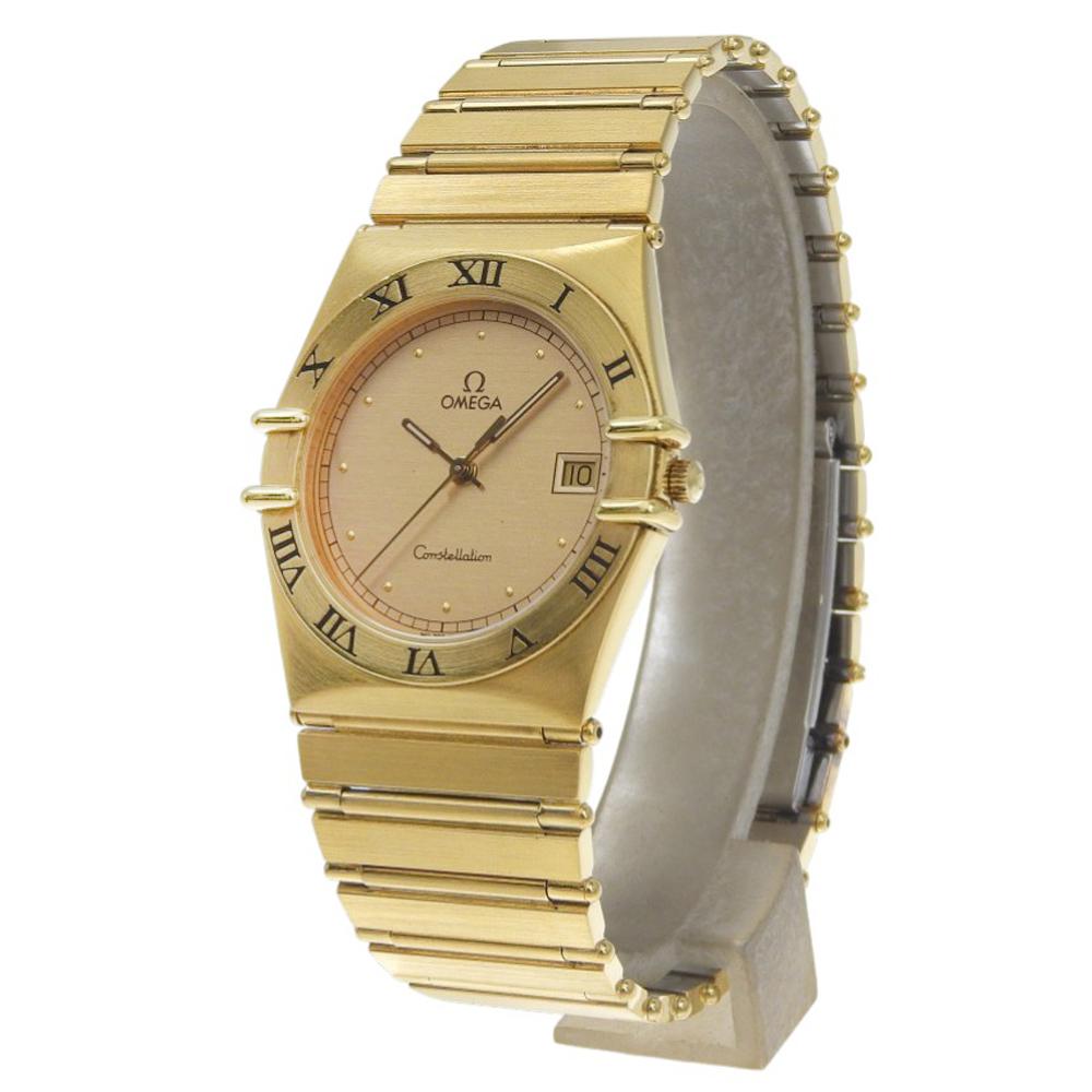 OMEGA Constellation Watches 5313 goldDial Plated Gold Quartz Analog display mens Used