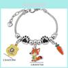 Zootopia Diy Charm Bracelet With Zinc Alloy Material For Kids And Adults