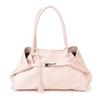 PU Tote Bag for Women with Cracked Texture Design and Metal Clasp Closure Ideal for Daily Use Work and Casual Outings