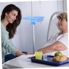 Adjustable Infusion Stand Tray for Plastic Drip Rack Storage Shelf for Hospital and Clinic Use Easy to Install and Remove