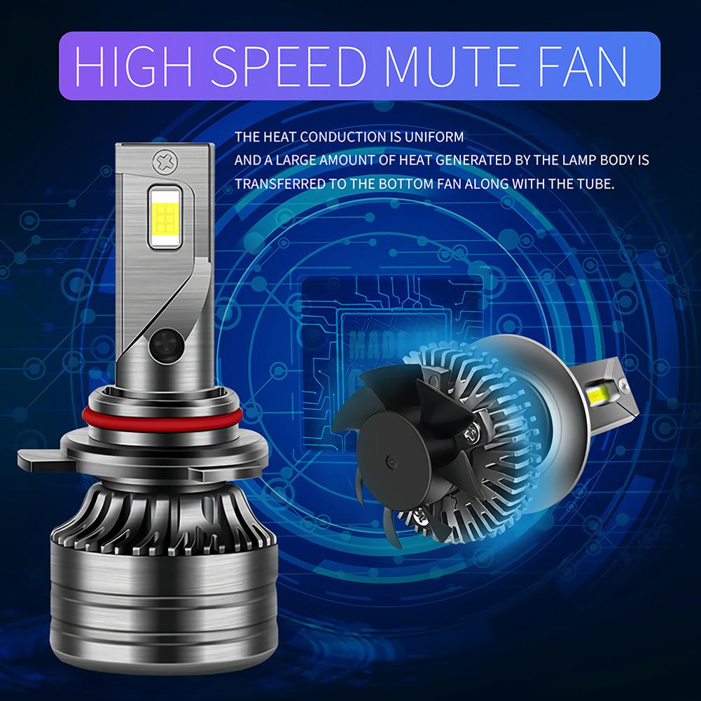 6000K 9005/HB3 9006/HB4 H1 H7 H4 H11 Super Power EMC Canbus LED Scheinwerfer für Auto Nebelscheinwerferlampe 25000LM 12V 1 Stück