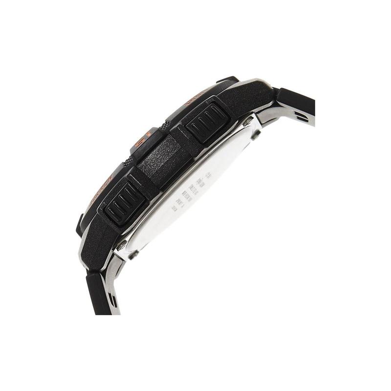 Casio CASIO Серия YOUTH - Серия с дисковым двойным дисплеем Модные уличные водонепроницаемые и ударопрочные спортивные часы на солнечной батарее Кварцевый механизм AQ-S800W-1B2