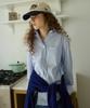 Opeundoeoseutyudio Boy Fit Stripe Shirts Blue