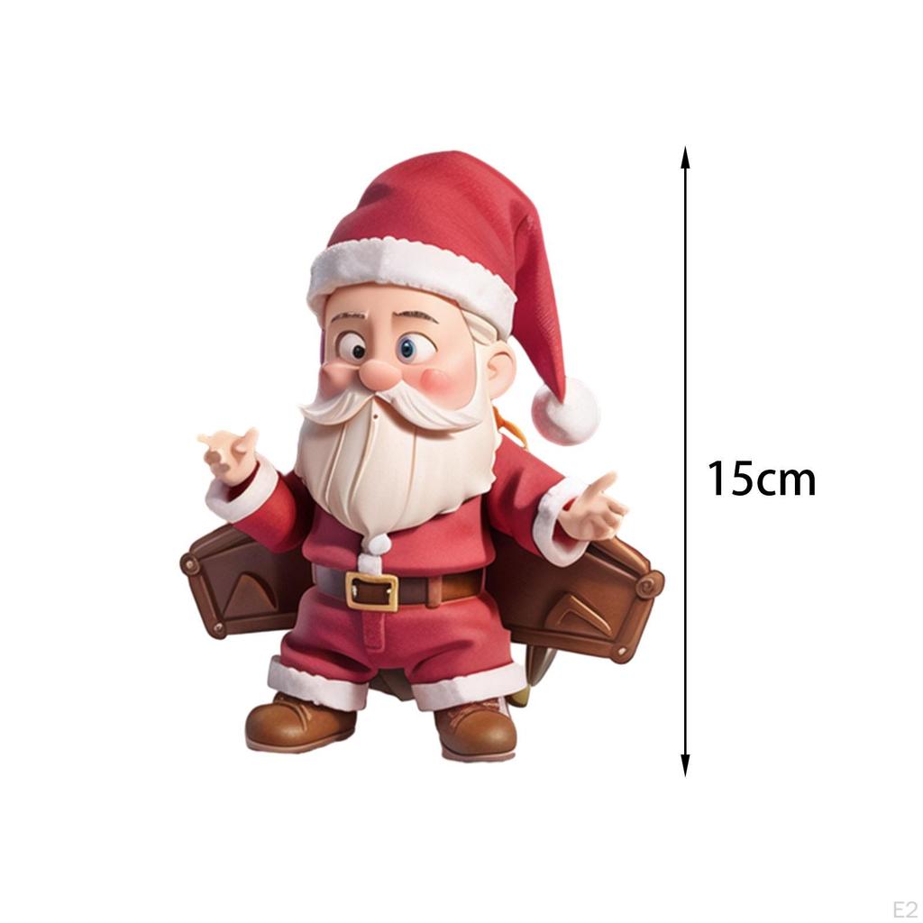 Christmas Santa Claus Ornaments Resin Statue Decors Gifts,Holiday