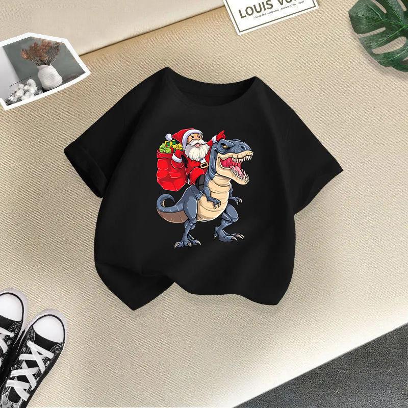 Kinder T-Shirt Niedliche Tiere Gedruckt Kinder 100% Baumwolle Oberteile 2-13J Locker Geschnitten Lässig O-Ausschnitt Kurzarm T-Shirt