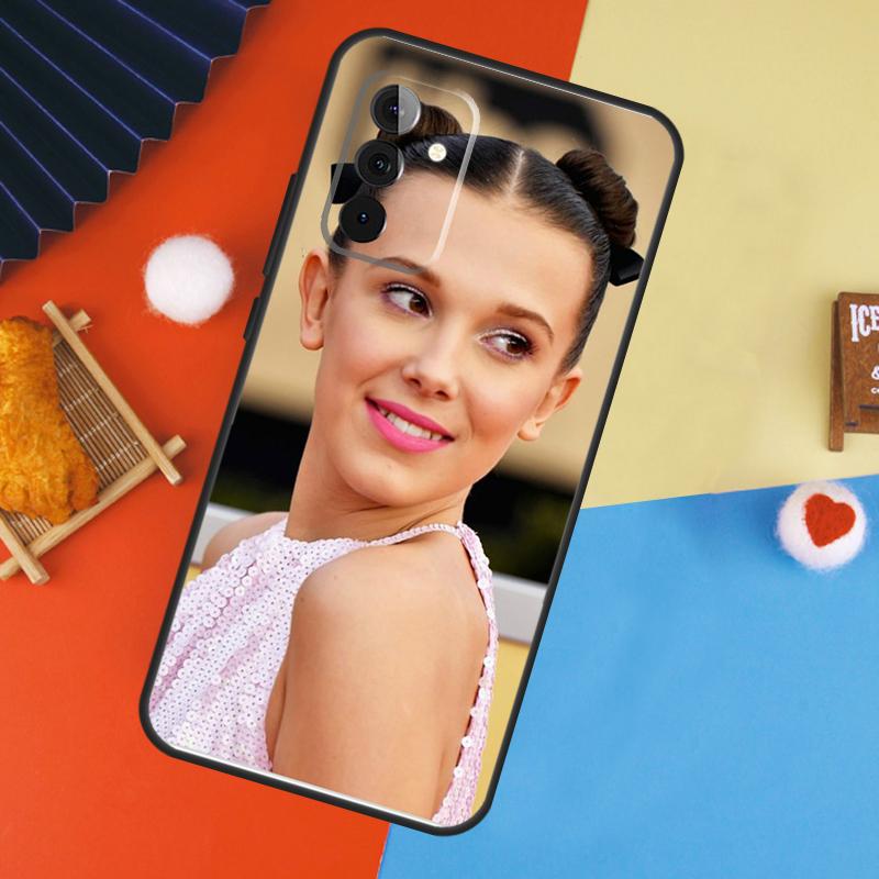 Millie Bobby Brown Case For Samsung Galaxy A53 A33 A13 A54 A34 A14 A56 A36 A16 A06 A12 A32 A52 A35 A17 A15 A55
