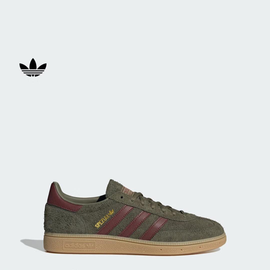 

Adidas Обувь с Т-образной головкой HANDBALL SPEZIAL Классические кеды Тренировочные кроссовки Adidas Трилистник JQ8297 35.5 зелёный
