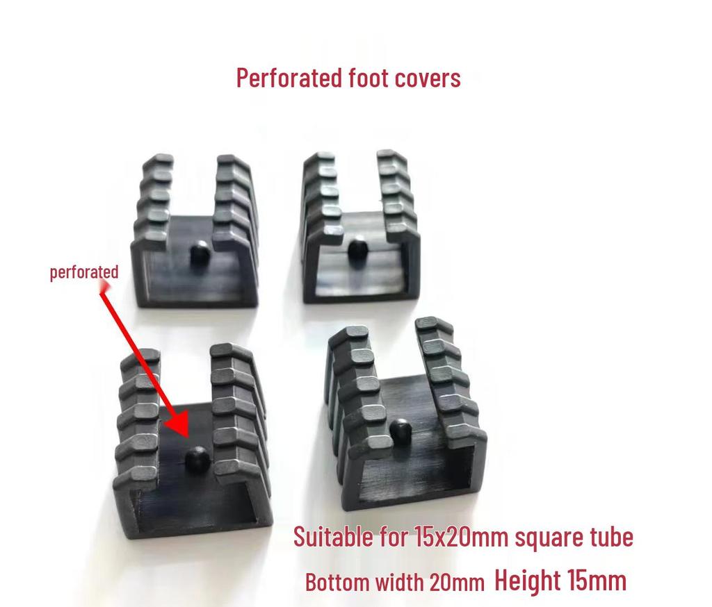 Kermit Chair Accessories: Non-Slip Wear-Resistant Plastic Foot Covers for Folding Chairs